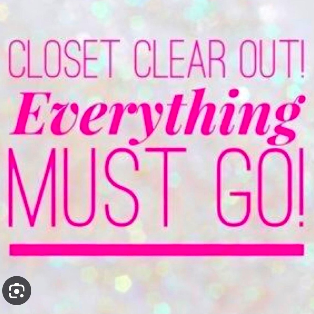 Closet clear out